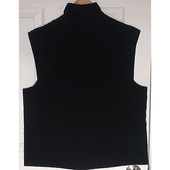 Sport Haley Women's Black Quilted Vest with zipper and pockets Size Large - Picture 2 of 10
